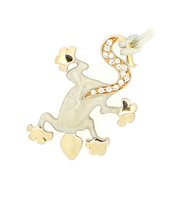 Pendente Gibi Donna in Oro Diamante 0.36 Ct GZC021BM3 - GZC021BM3